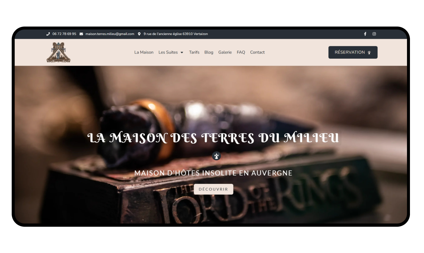 Création de site internet en Auvergne - Webmaster Freelance