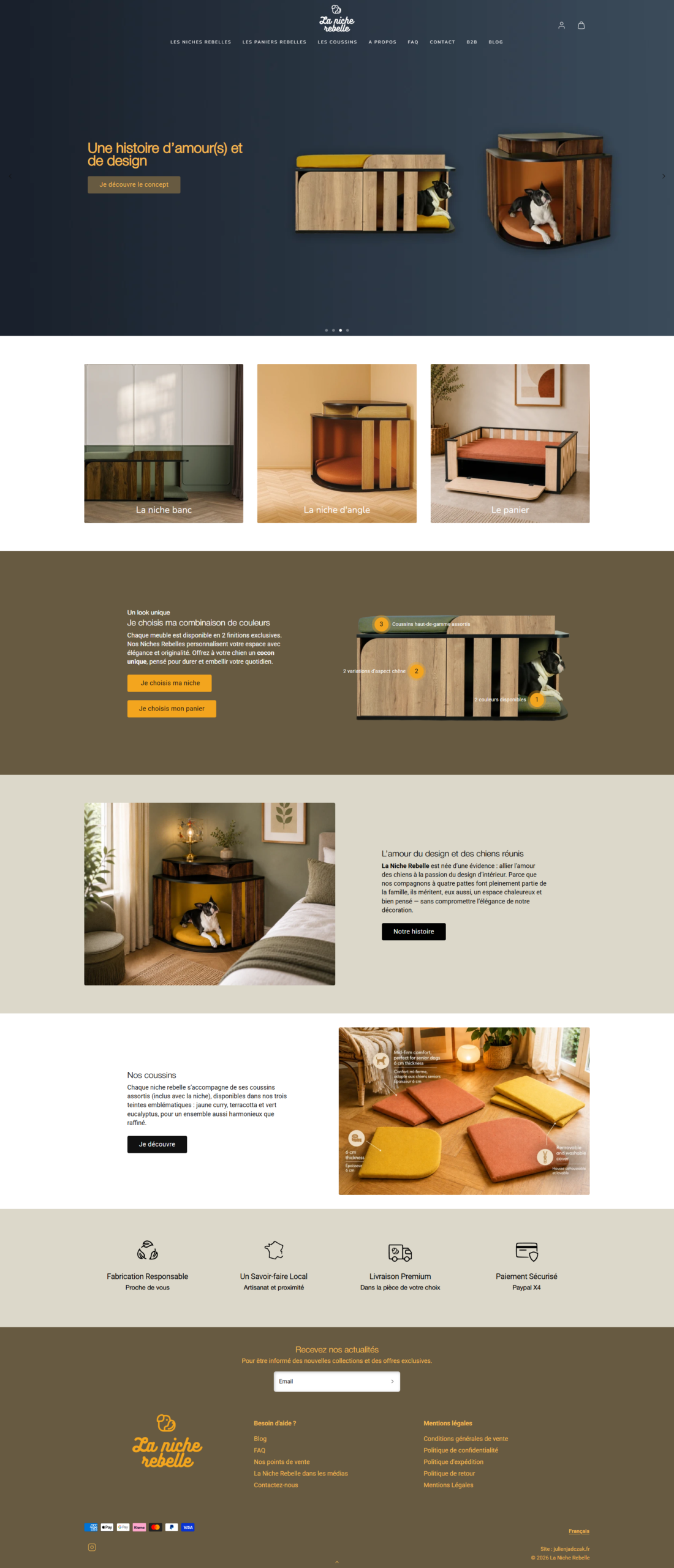 Site Shopify en Auvergne