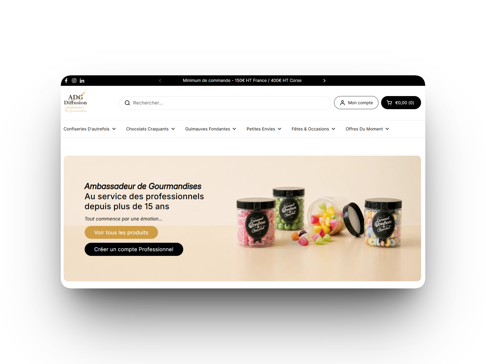 Site Shopify dans le Puye de Dome par un freelance