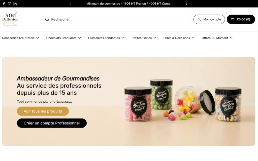 boutique shopify b2b