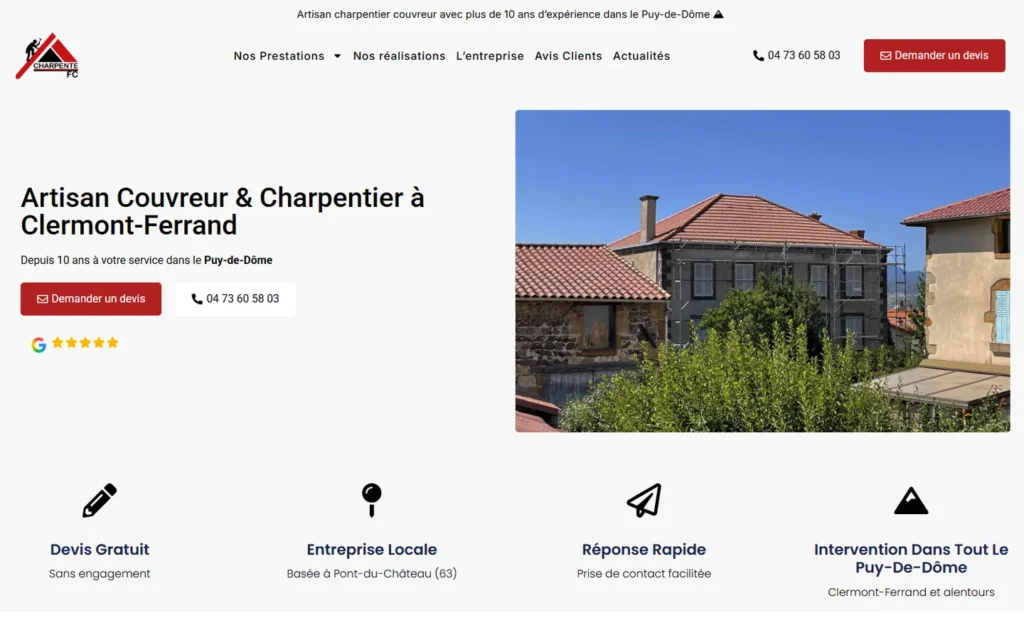 site vitrine clermont-ferrand