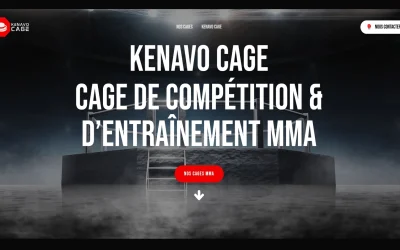 Site web Kenavo Cage créé par Julien Jadczak, webmaster freelance, spécialisé en création de sites web professionnels en Auvergne