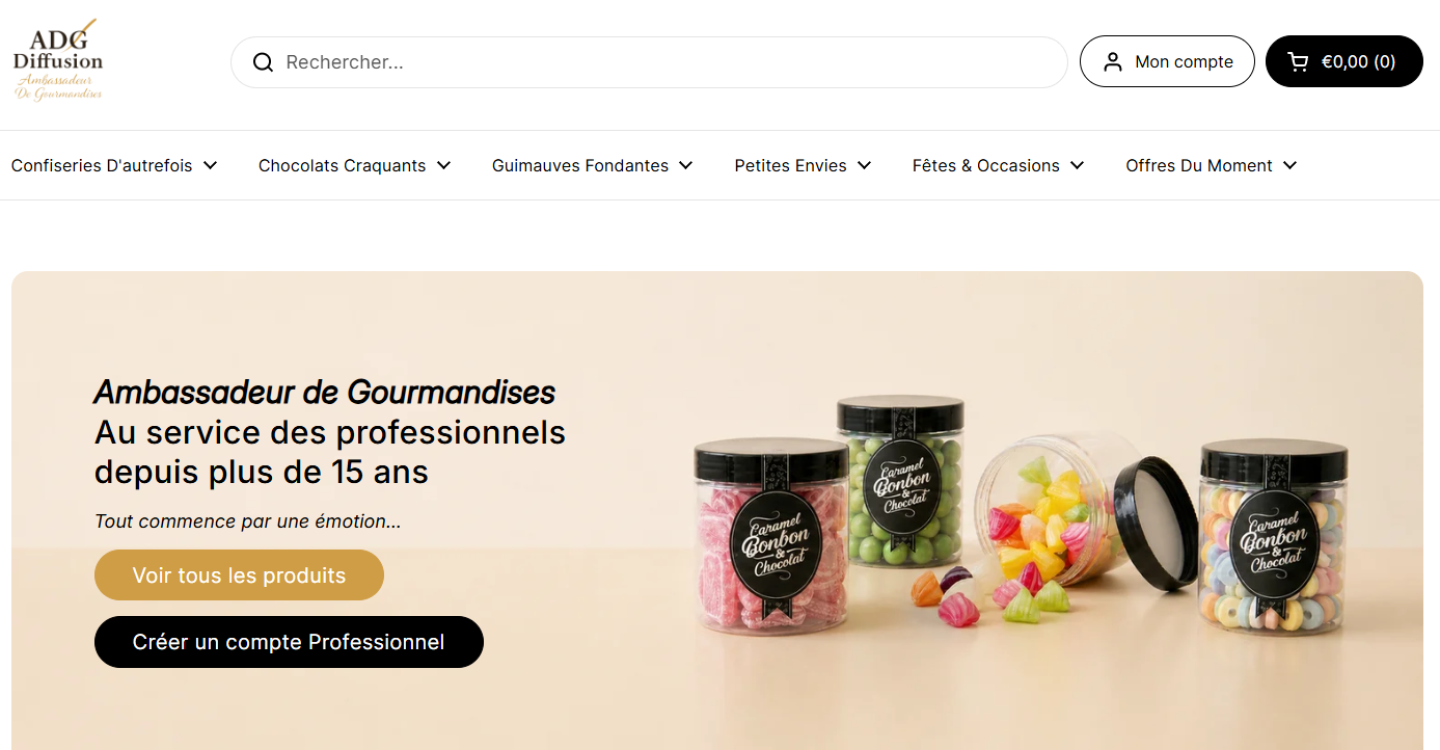 Site Shopify à Clermont-Ferrand fait par un Freelance